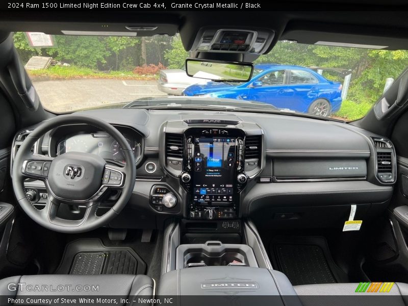 Granite Crystal Metallic / Black 2024 Ram 1500 Limited Night Edition Crew Cab 4x4