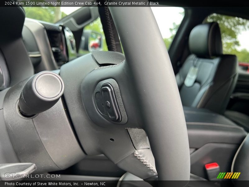 Granite Crystal Metallic / Black 2024 Ram 1500 Limited Night Edition Crew Cab 4x4