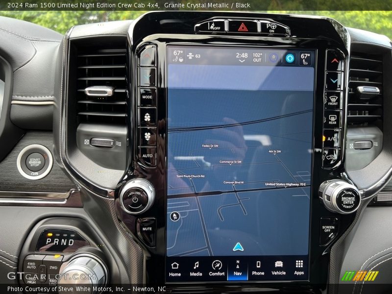 Granite Crystal Metallic / Black 2024 Ram 1500 Limited Night Edition Crew Cab 4x4