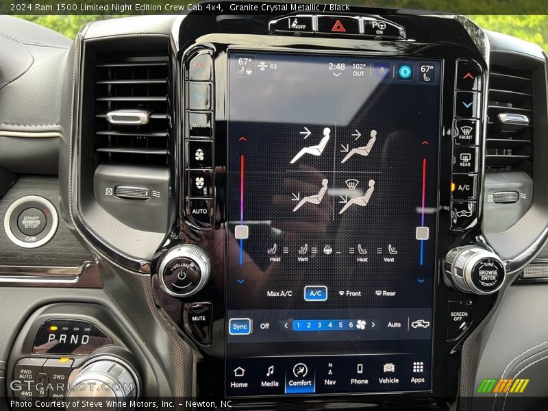 Granite Crystal Metallic / Black 2024 Ram 1500 Limited Night Edition Crew Cab 4x4
