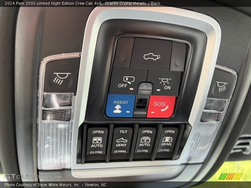 Granite Crystal Metallic / Black 2024 Ram 1500 Limited Night Edition Crew Cab 4x4
