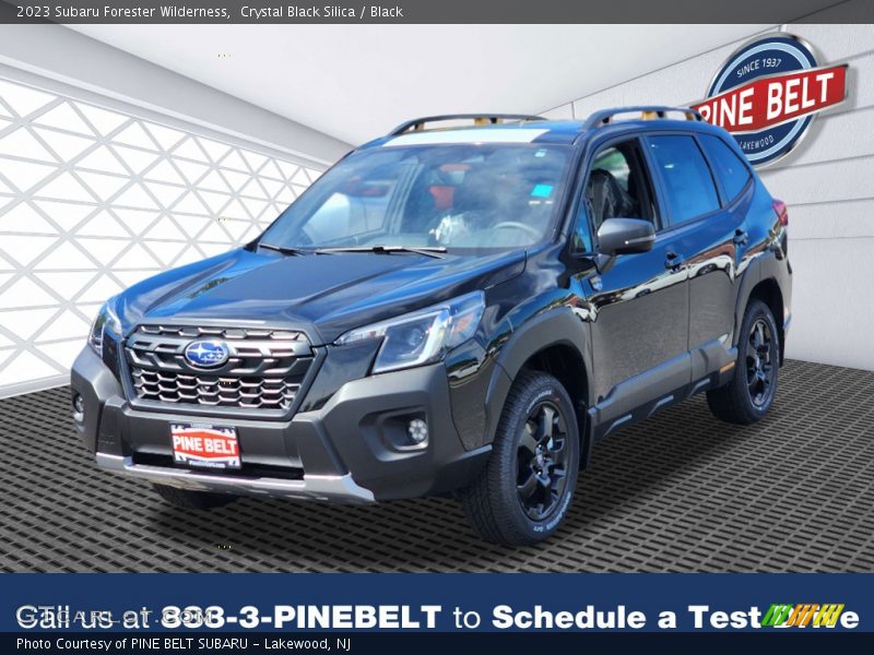 Crystal Black Silica / Black 2023 Subaru Forester Wilderness