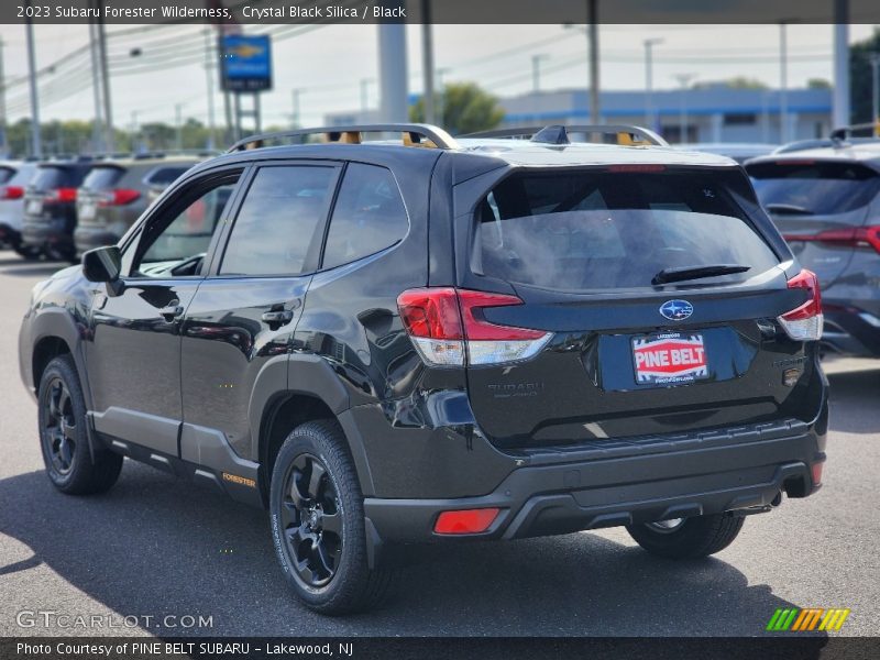 Crystal Black Silica / Black 2023 Subaru Forester Wilderness