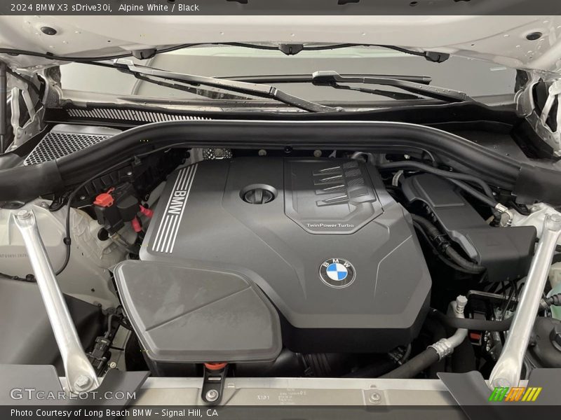  2024 X3 sDrive30i Engine - 2.0 Liter TwinPower Turbocharged DOHC 16-Valve Inline 4 Cylinder