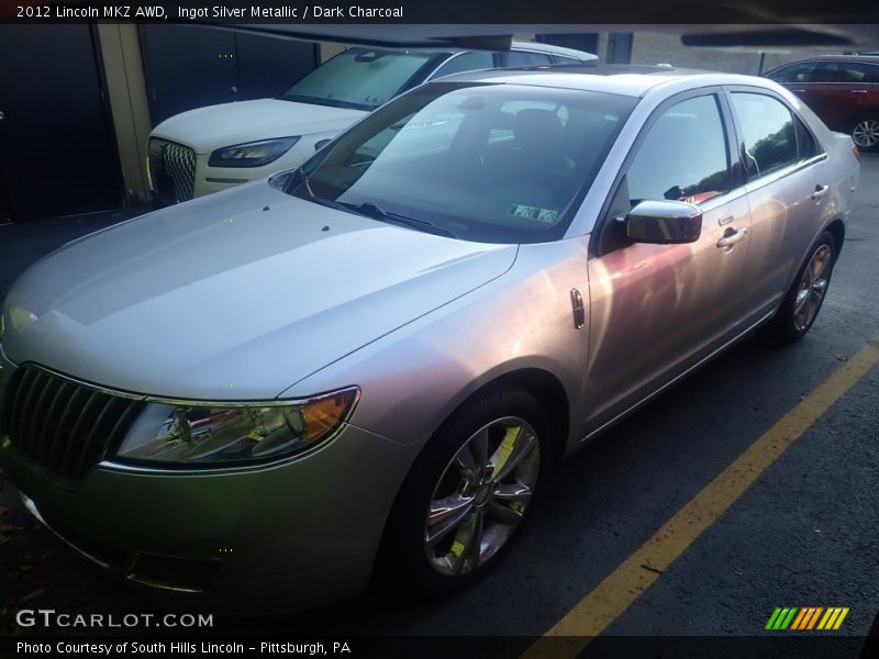 Ingot Silver Metallic / Dark Charcoal 2012 Lincoln MKZ AWD