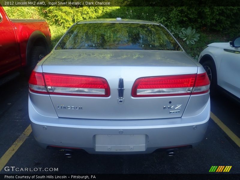 Ingot Silver Metallic / Dark Charcoal 2012 Lincoln MKZ AWD