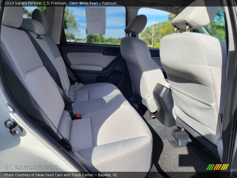 Rear Seat of 2014 Forester 2.5i Premium