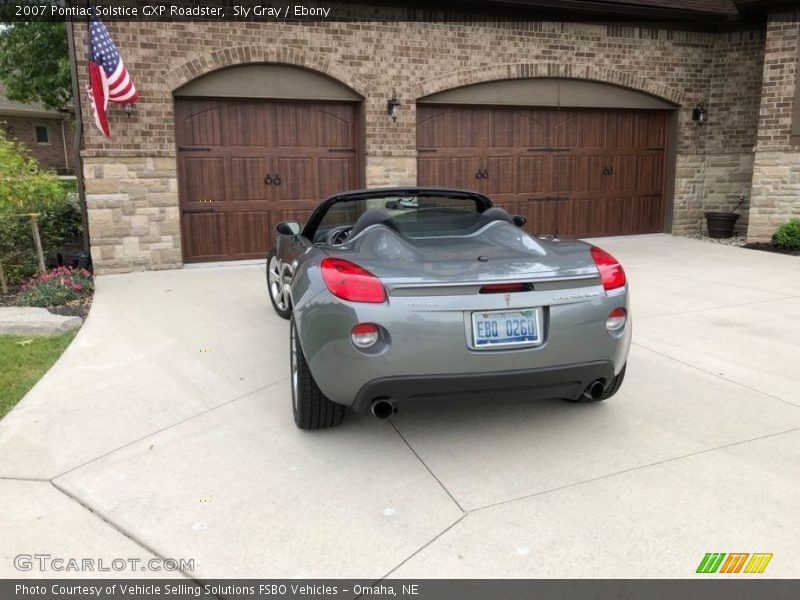 Sly Gray / Ebony 2007 Pontiac Solstice GXP Roadster