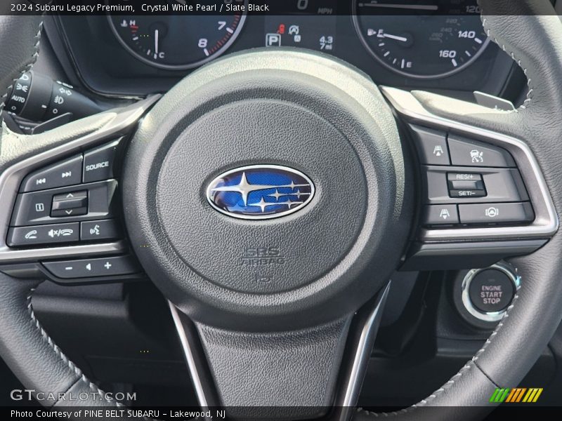 Crystal White Pearl / Slate Black 2024 Subaru Legacy Premium