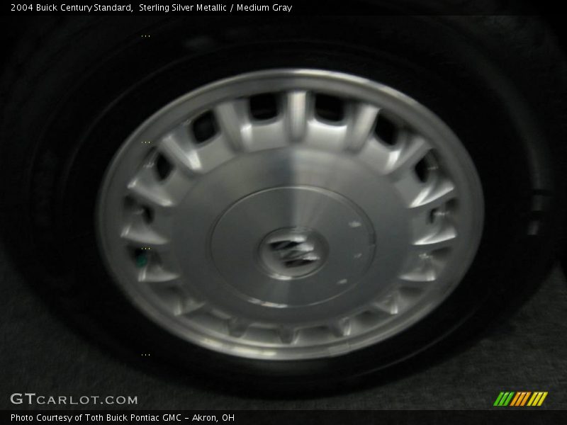 Sterling Silver Metallic / Medium Gray 2004 Buick Century Standard