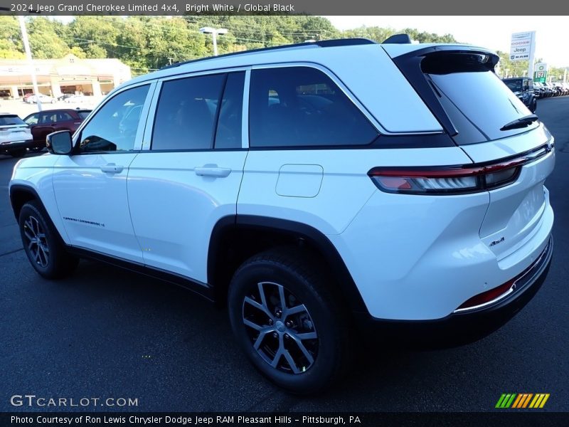 Bright White / Global Black 2024 Jeep Grand Cherokee Limited 4x4