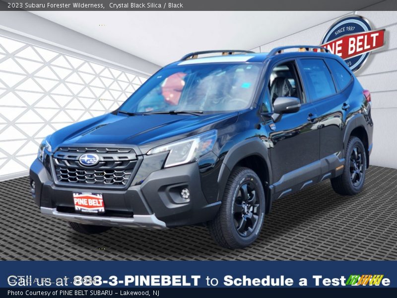 Crystal Black Silica / Black 2023 Subaru Forester Wilderness