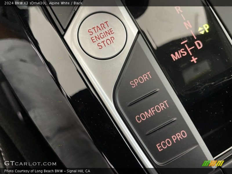 Controls of 2024 X3 sDrive30i