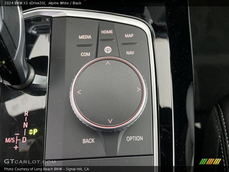 Controls of 2024 X3 sDrive30i
