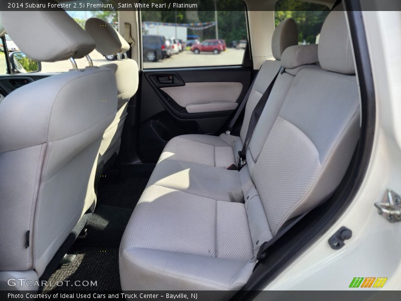 Rear Seat of 2014 Forester 2.5i Premium