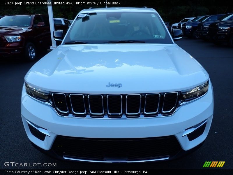 Bright White / Global Black 2024 Jeep Grand Cherokee Limited 4x4