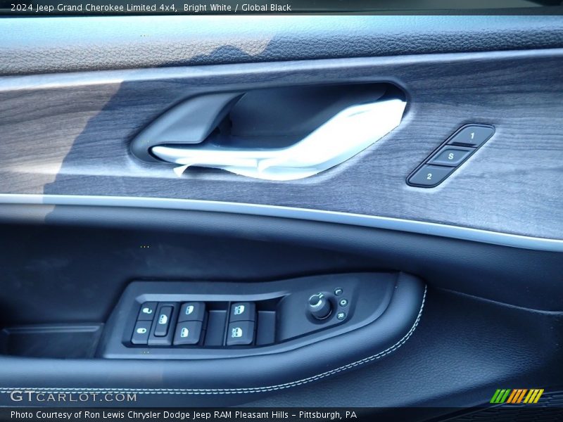 Bright White / Global Black 2024 Jeep Grand Cherokee Limited 4x4