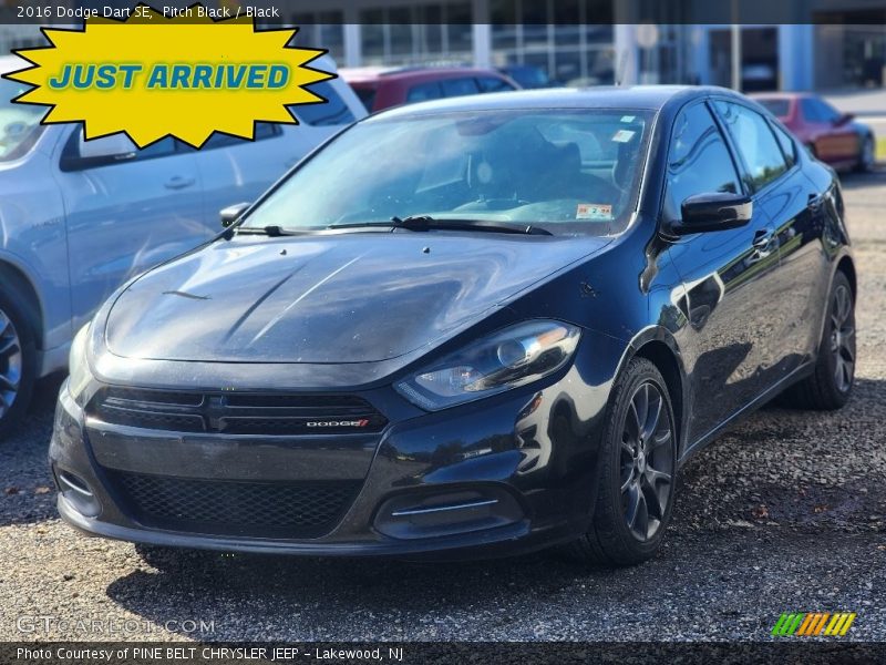 Pitch Black / Black 2016 Dodge Dart SE