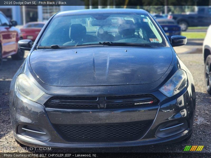 Pitch Black / Black 2016 Dodge Dart SE