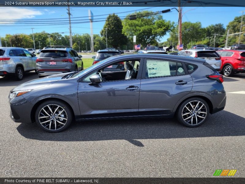 Magnetite Gray Metallic / Black 2024 Subaru Impreza Sport Hatchback