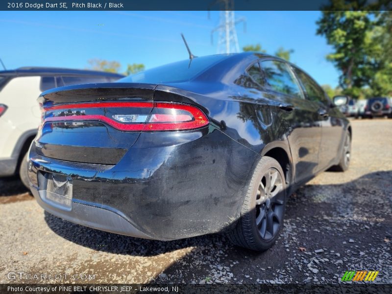 Pitch Black / Black 2016 Dodge Dart SE