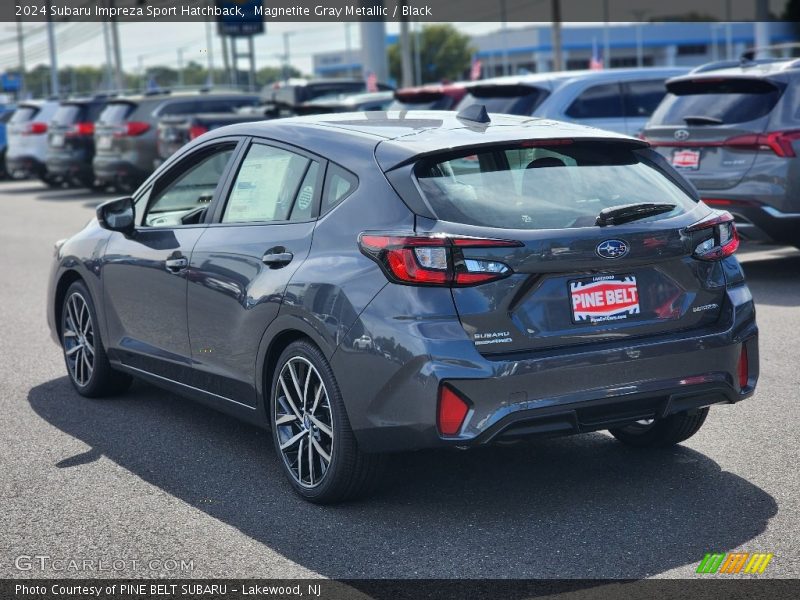 Magnetite Gray Metallic / Black 2024 Subaru Impreza Sport Hatchback