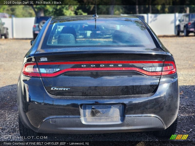 Pitch Black / Black 2016 Dodge Dart SE
