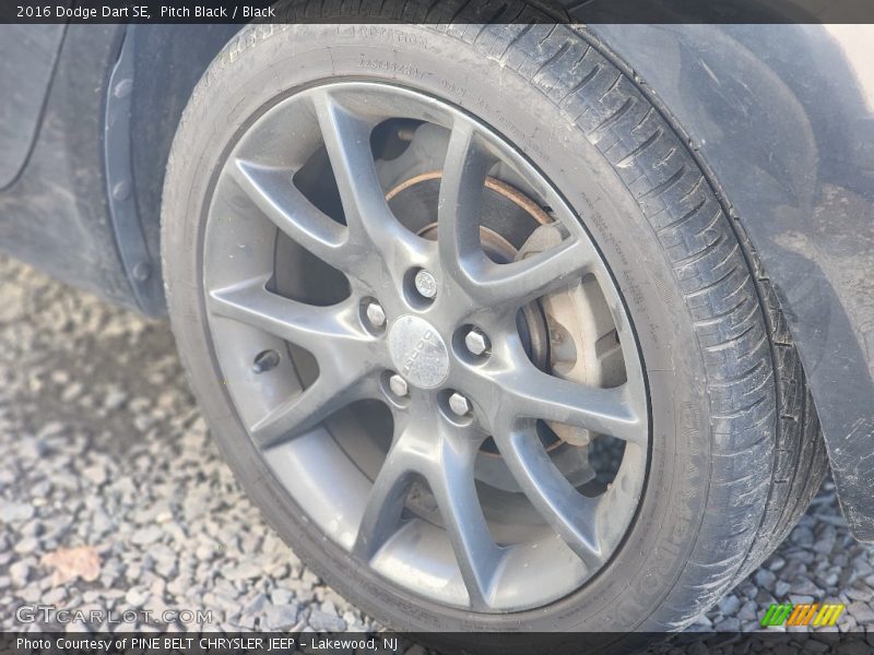 Pitch Black / Black 2016 Dodge Dart SE