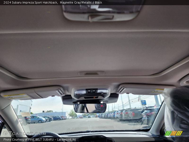 Magnetite Gray Metallic / Black 2024 Subaru Impreza Sport Hatchback
