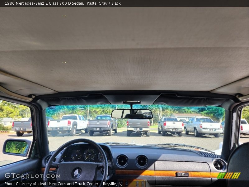 Pastel Gray / Black 1980 Mercedes-Benz E Class 300 D Sedan