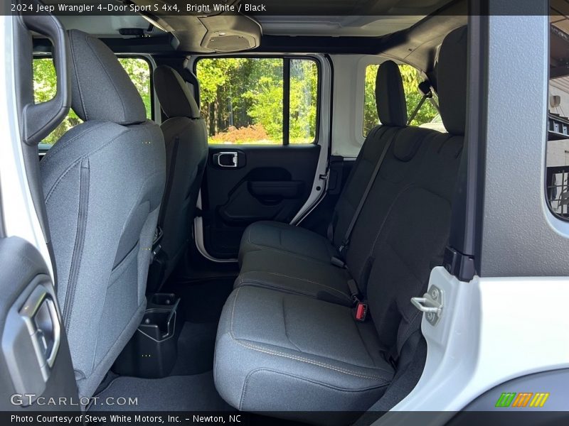 Bright White / Black 2024 Jeep Wrangler 4-Door Sport S 4x4