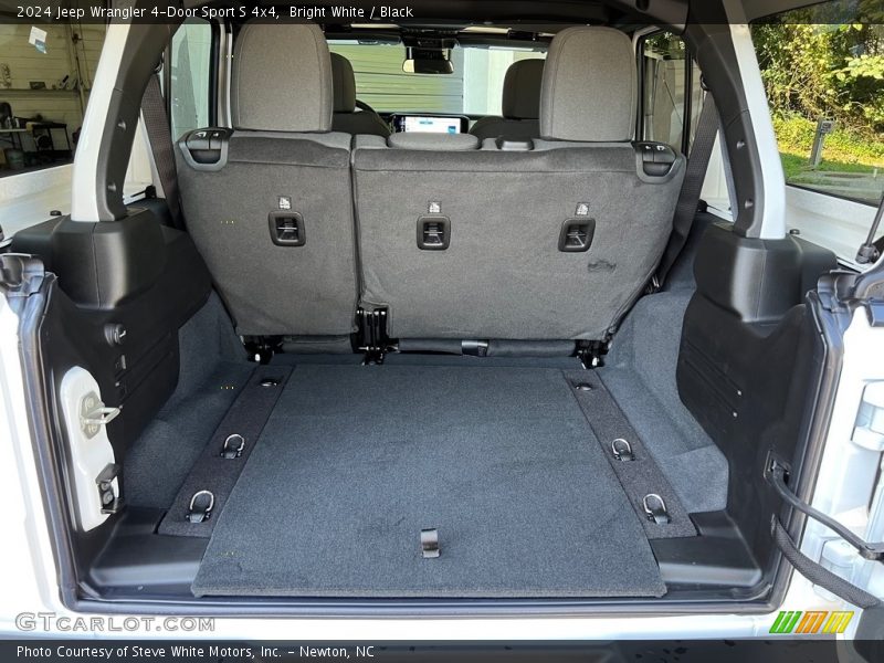 Bright White / Black 2024 Jeep Wrangler 4-Door Sport S 4x4