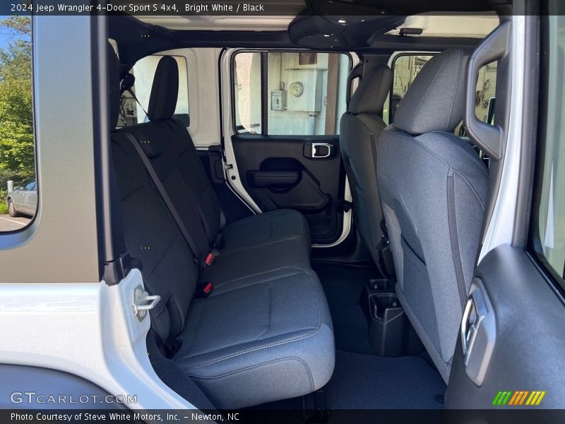 Bright White / Black 2024 Jeep Wrangler 4-Door Sport S 4x4