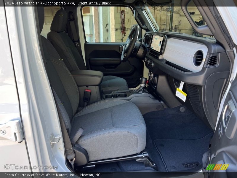 Bright White / Black 2024 Jeep Wrangler 4-Door Sport S 4x4