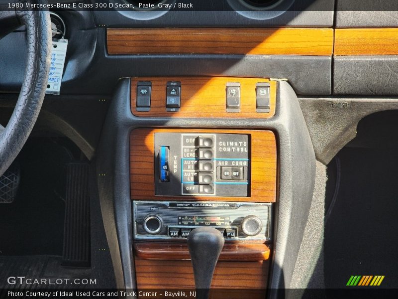 Controls of 1980 E Class 300 D Sedan