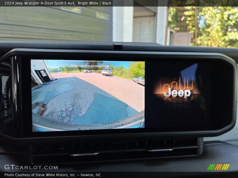 Bright White / Black 2024 Jeep Wrangler 4-Door Sport S 4x4