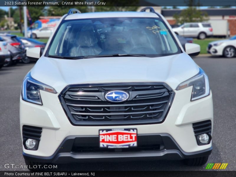 Crystal White Pearl / Gray 2023 Subaru Forester Premium