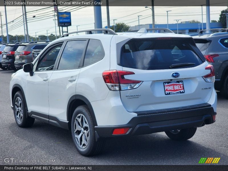 Crystal White Pearl / Gray 2023 Subaru Forester Premium