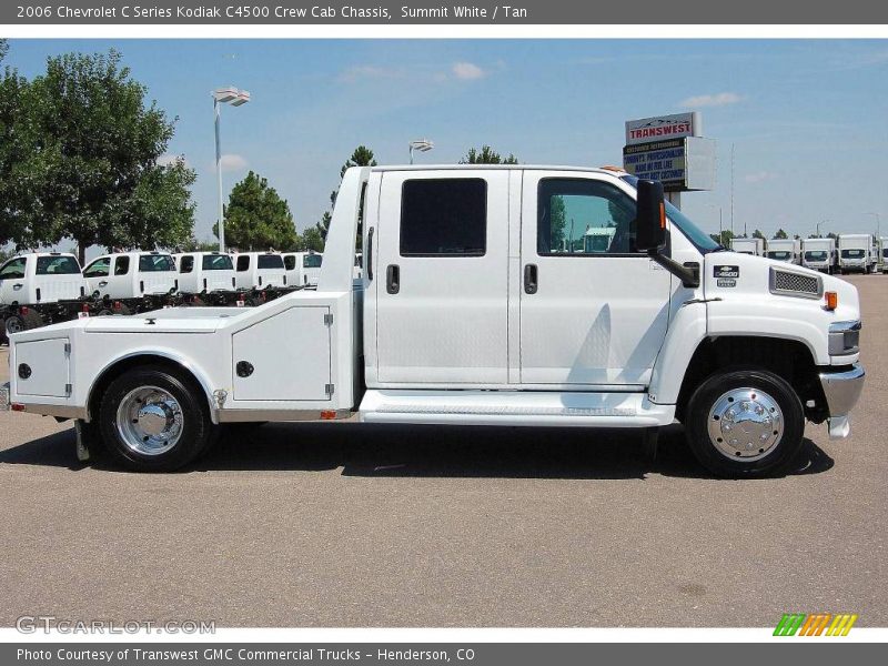 Summit White / Tan 2006 Chevrolet C Series Kodiak C4500 Crew Cab Chassis