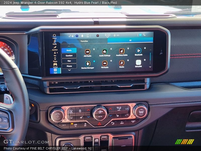 Controls of 2024 Wrangler 4-Door Rubicon 392 4x4