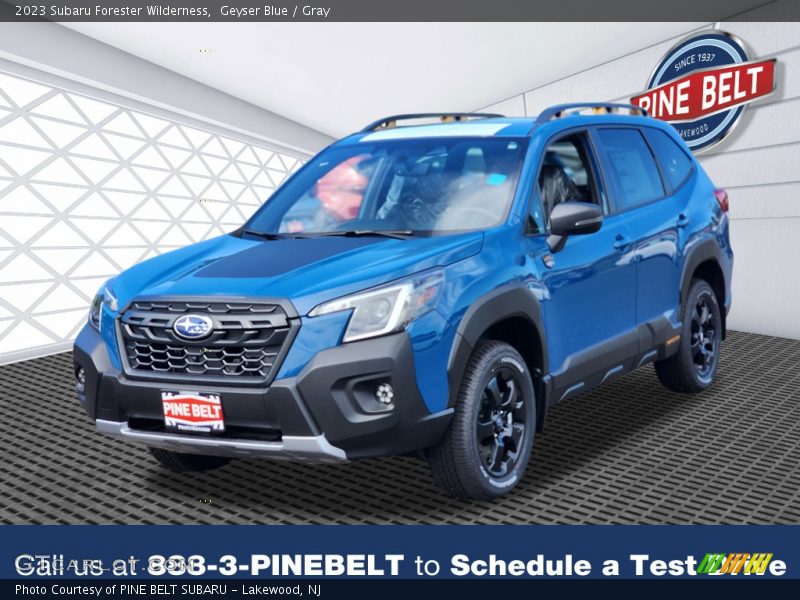 Geyser Blue / Gray 2023 Subaru Forester Wilderness