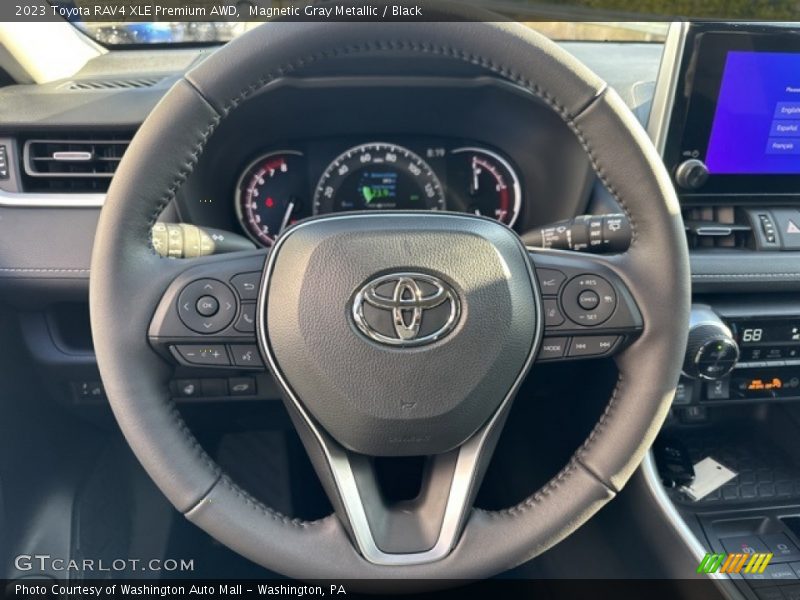 Magnetic Gray Metallic / Black 2023 Toyota RAV4 XLE Premium AWD