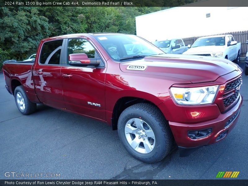 Front 3/4 View of 2024 1500 Big Horn Crew Cab 4x4