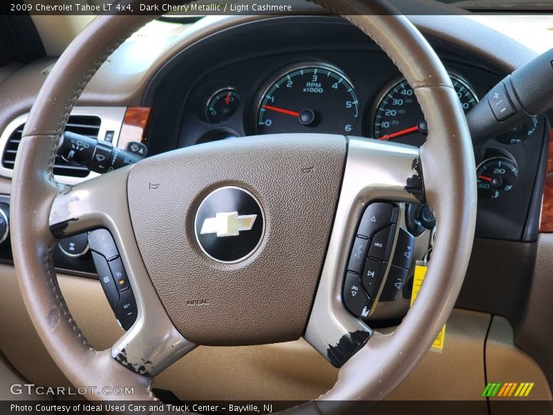 Dark Cherry Metallic / Light Cashmere 2009 Chevrolet Tahoe LT 4x4