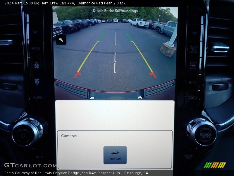 Controls of 2024 1500 Big Horn Crew Cab 4x4