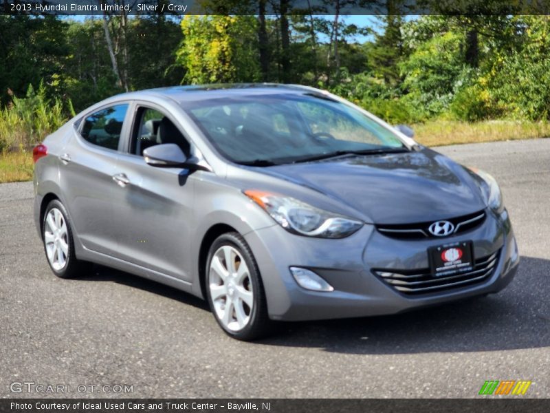 Silver / Gray 2013 Hyundai Elantra Limited