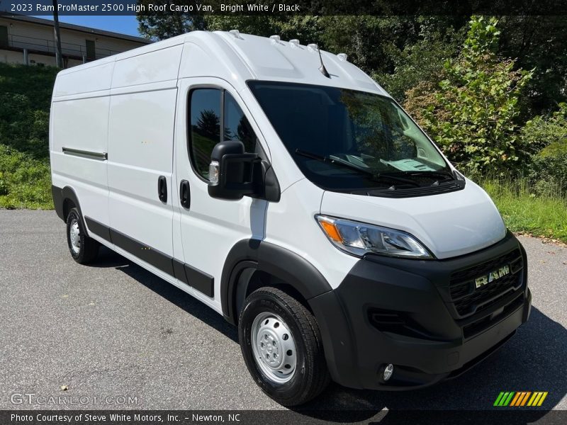 Bright White / Black 2023 Ram ProMaster 2500 High Roof Cargo Van