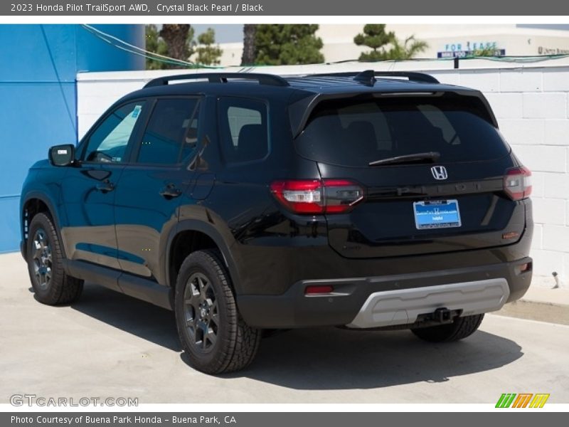 Crystal Black Pearl / Black 2023 Honda Pilot TrailSport AWD