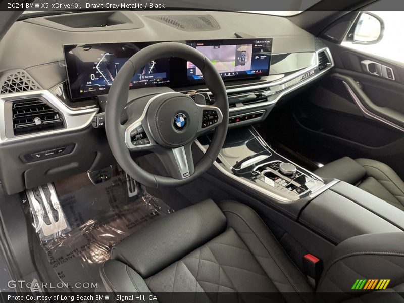 Dravit Gray Metallic / Black 2024 BMW X5 xDrive40i
