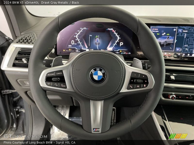 Dravit Gray Metallic / Black 2024 BMW X5 xDrive40i